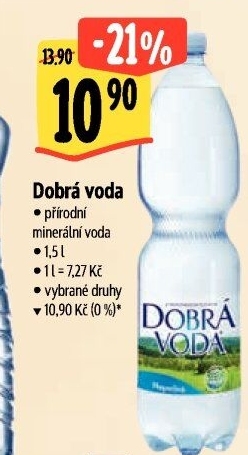 Přírodní voda Dobrá voda
