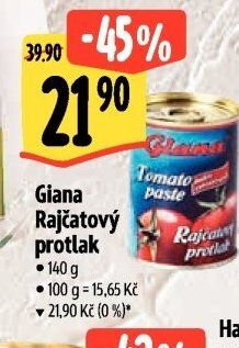 Rajčatový protlak Giana