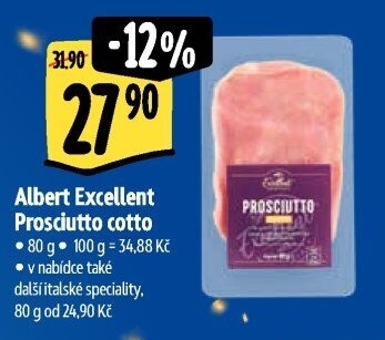 Šunka Prosciutto Cotto Albert Excellent