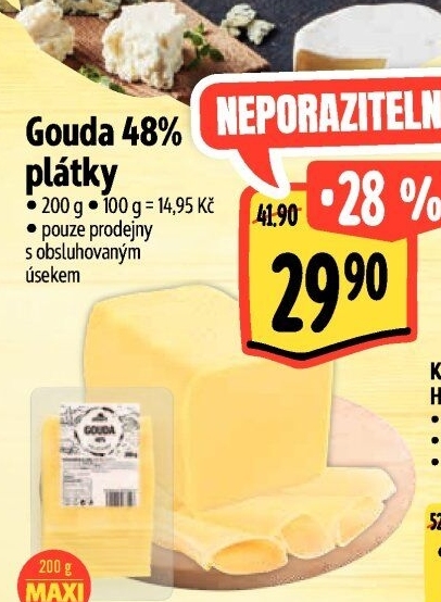 Sýr Gouda 48% Albert