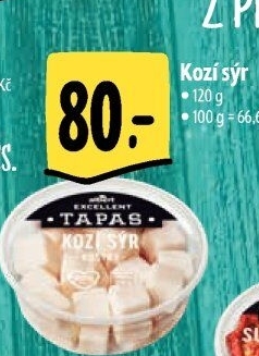Tapas Kozí sýr Albert Excellent