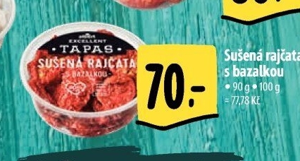 Tapas sušená rajčata Albert Excellent