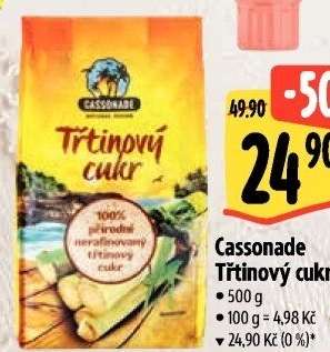 Třtinový cukr Cassonade