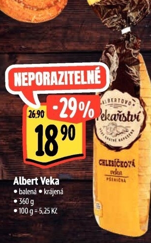 Veka chlebíčková Albert