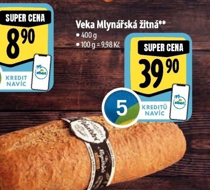 Veka Mlynářská žitná Albert