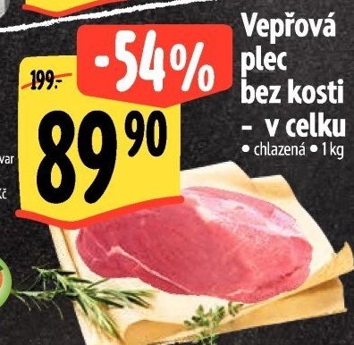 Vepřová plec bez kosti
