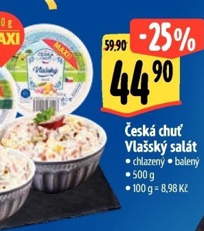 Vlašský salát Česká chuť