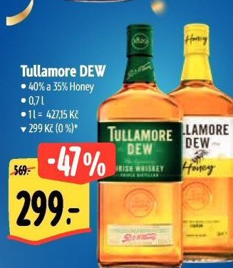 Whiskey irská Tullamore Dew