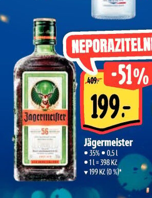 Bylinný likér Jägermeister