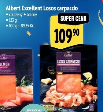 Carpaccio z lososa Albert Excellent