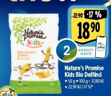 Křupky kukuřičné Kids bio Nature'