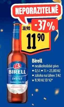 Nealkoholické pivo Birell