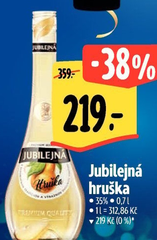 Pálenka Hruška Jubilejná St. Nicolaus