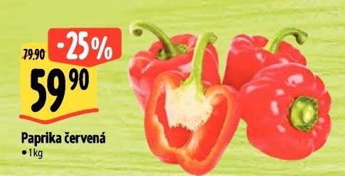 Paprika červená