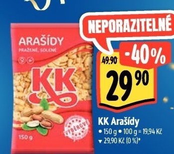 Pražené arašídy KK