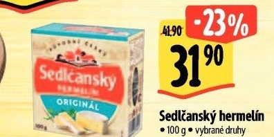 Sýr Hermelín Sedlčanský