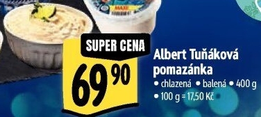 Tuňáková pomazánka Albert