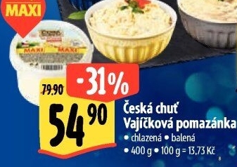 Vajíčková pomazánka Česká chuť