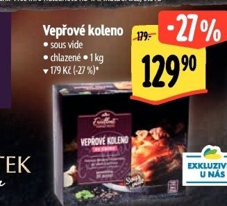 Vepřové koleno Sous vide Albert Excellent
