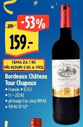 Víno Bordeaux Chateau Tour Chapoux