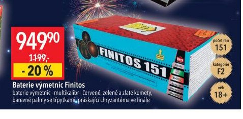 Baterie výmetnic Finitos