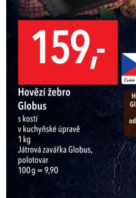 Hovězí žebro Globus