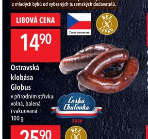 Ostravská klobása Globus