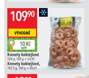 Krevety koktejlové 200 g