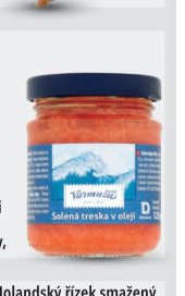 Marmuža Solená treska v oleji 125 g