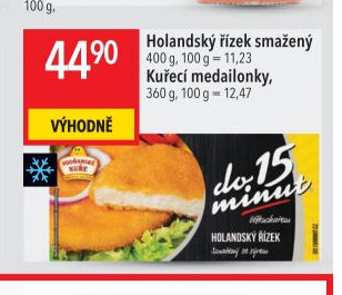 Holandský řízek smažený / Kuřecí medailonky