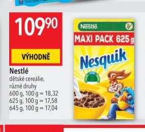 Nestlé dětské cereálie