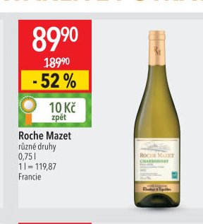 Roche Mazet různě druhy