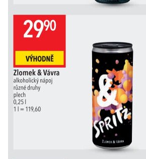 Zlomek & Vávra alkoholický nápoj