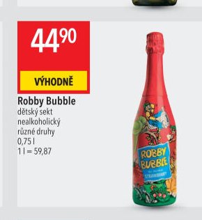 Robby Bubble dětský sekt