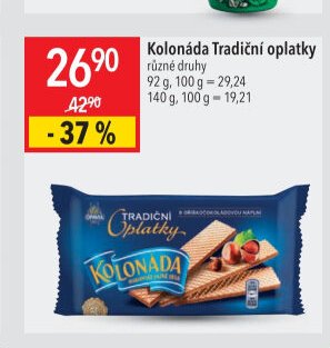 Kolonáda Tradiční oplatky