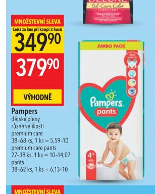 Pampers dětské pleny