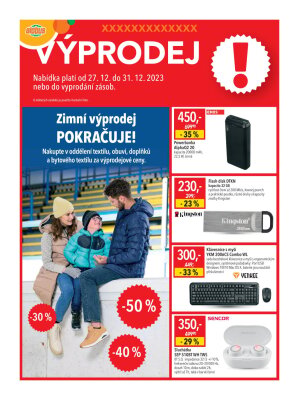 akční leták Globus 27.12.2023-31.12.2023
