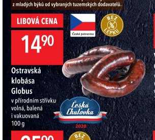 Ostravská klobása Globus