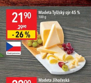 Madeta Tylžský sýr 45 %