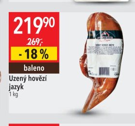 Uzený hovězí jazyk 1 kg
