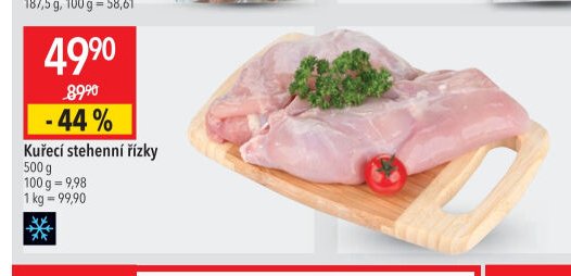 Kuřecí stehenní řízky 500 g