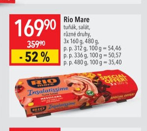 Rio Mare tuňák, salát