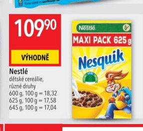 Nestlé dětské cereálie