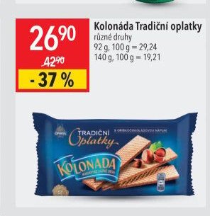 Kolonáda Tradiční oplatky