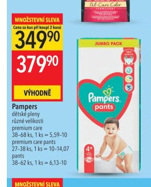 Pampers dětské pleny