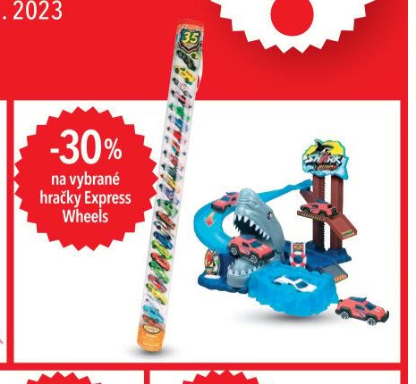 na vybrané hračky Express Wheels