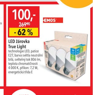 LED žárovka True Light