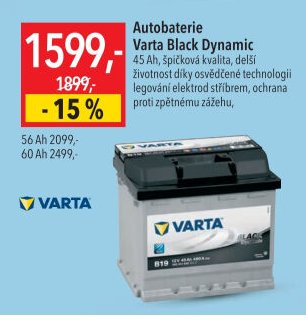 Autobaterie Varta Black Dynamic