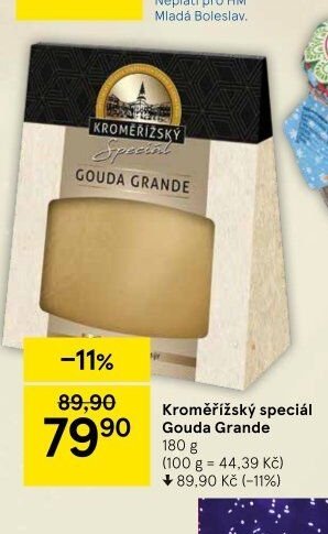 Kroměřížský speciál Gouda Grande 180 g