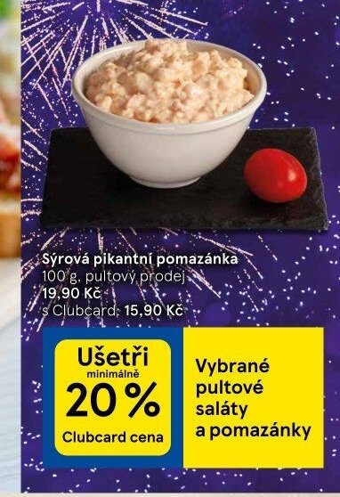 Sýrová pikantní pomazánka